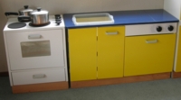 Stove and Sink/Dishwasher together